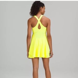 Lululemon Court Crush Yellow Tennis Dress 6
